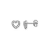 Gladstones Jewellers Silver CZ Heart Stud Earrings 1 Gladstones Jewellers Silver CZ Heart Stud Earrings -Ornaments Promotion Store gladstones jewellers silver cz heart stud earrings p1284 14244 image