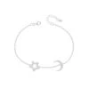 Gladstones Jewellers Silver Moon & Star CZ Bracelet 1 Gladstones Jewellers Silver Moon & Star CZ Bracelet -Ornaments Promotion Store gladstones jewellers silver moon star cz bracelet p4773 32714 image