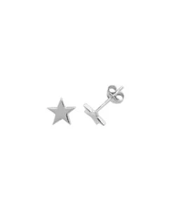 Gladstones Jewellers Silver Star Stud Earrings