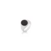 Gladstones Jewellers Sterling Silver Black Onyx Oval Signet Ring -Ornaments Promotion Store gladstones jewellers sterling silver black onyx oval signet ring p5623 34412 image