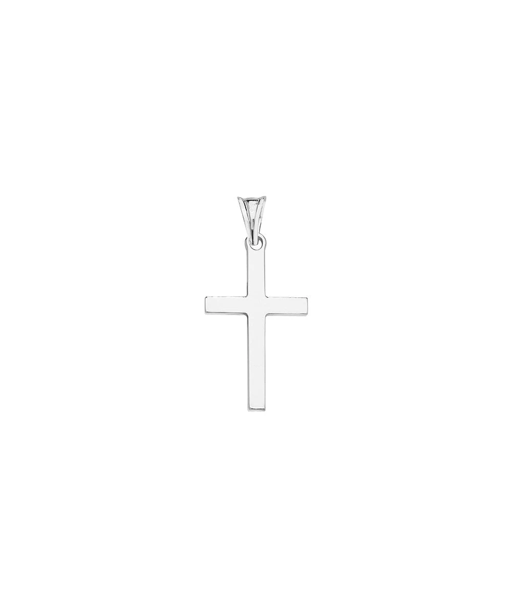 Gladstones Jewellers Sterling Silver Plain Cross Pendant 3 Gladstones Jewellers Sterling Silver Plain Cross Pendant