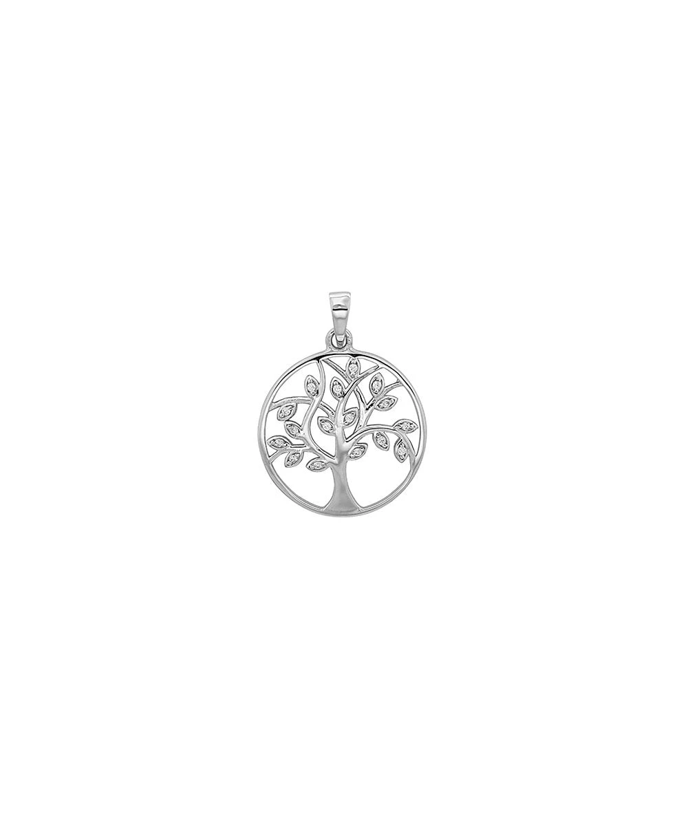 Gladstones Jewellers Sterling Silver Stone Set Tree Of Life Pendant 3 Gladstones Jewellers Sterling Silver Stone Set Tree Of Life Pendant