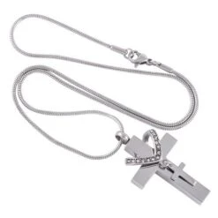 Honorable Cross - Stainless Steel Cremation Ashes Jewellery Pendant 11 Honorable Cross - Stainless Steel Cremation Ashes Jewellery Pendant -Ornaments Promotion Store honourablecross2 1