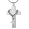 Honorable Cross - Stainless Steel Cremation Ashes Jewellery Pendant -Ornaments Promotion Store honourablecross 1
