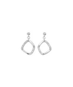 Hot Diamonds Hot Diamonds Behold White Topaz Earrings
