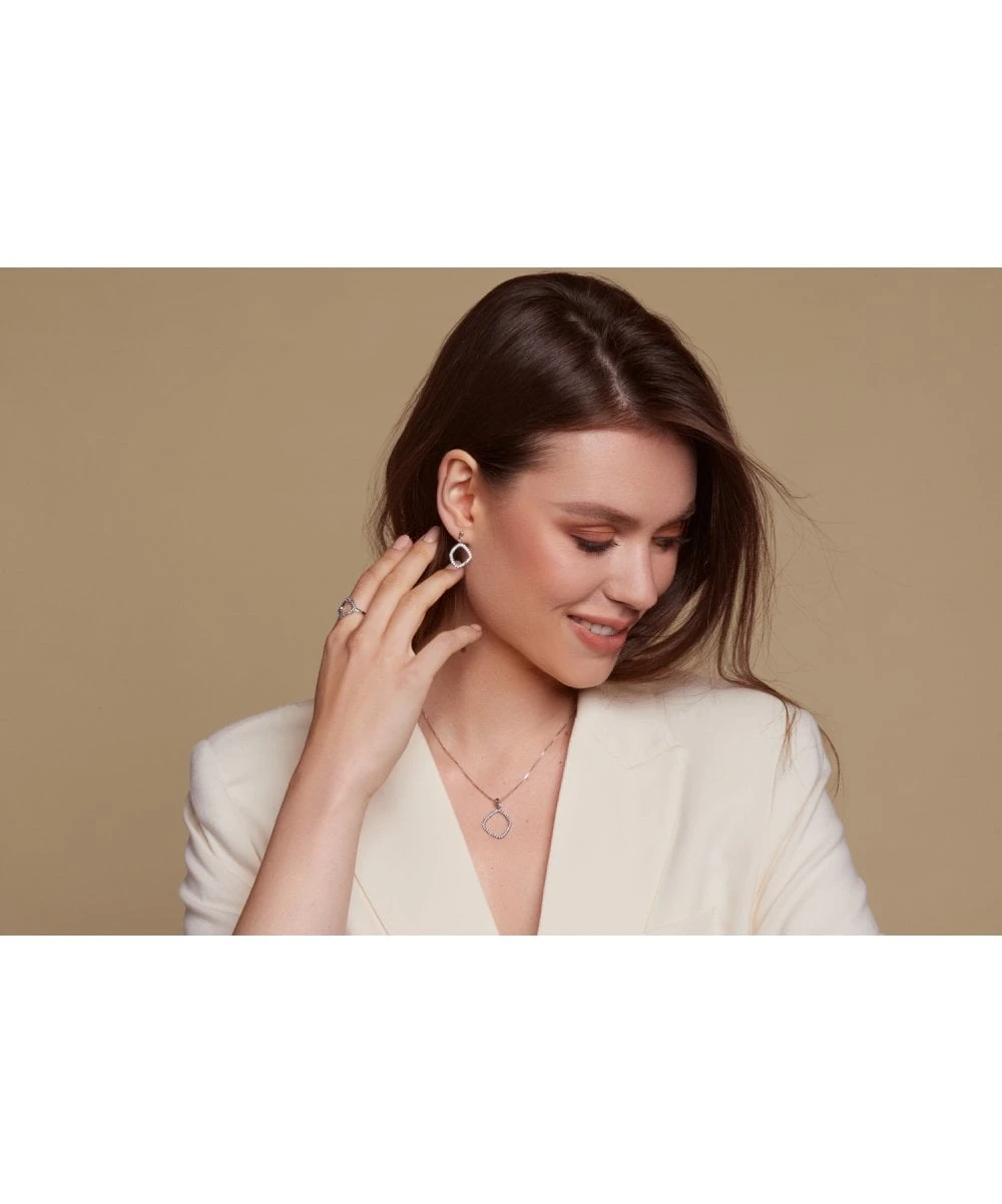 Hot Diamonds Hot Diamonds Behold White Topaz Pendant 4 Hot Diamonds Hot Diamonds Behold White Topaz Pendant - Image 2