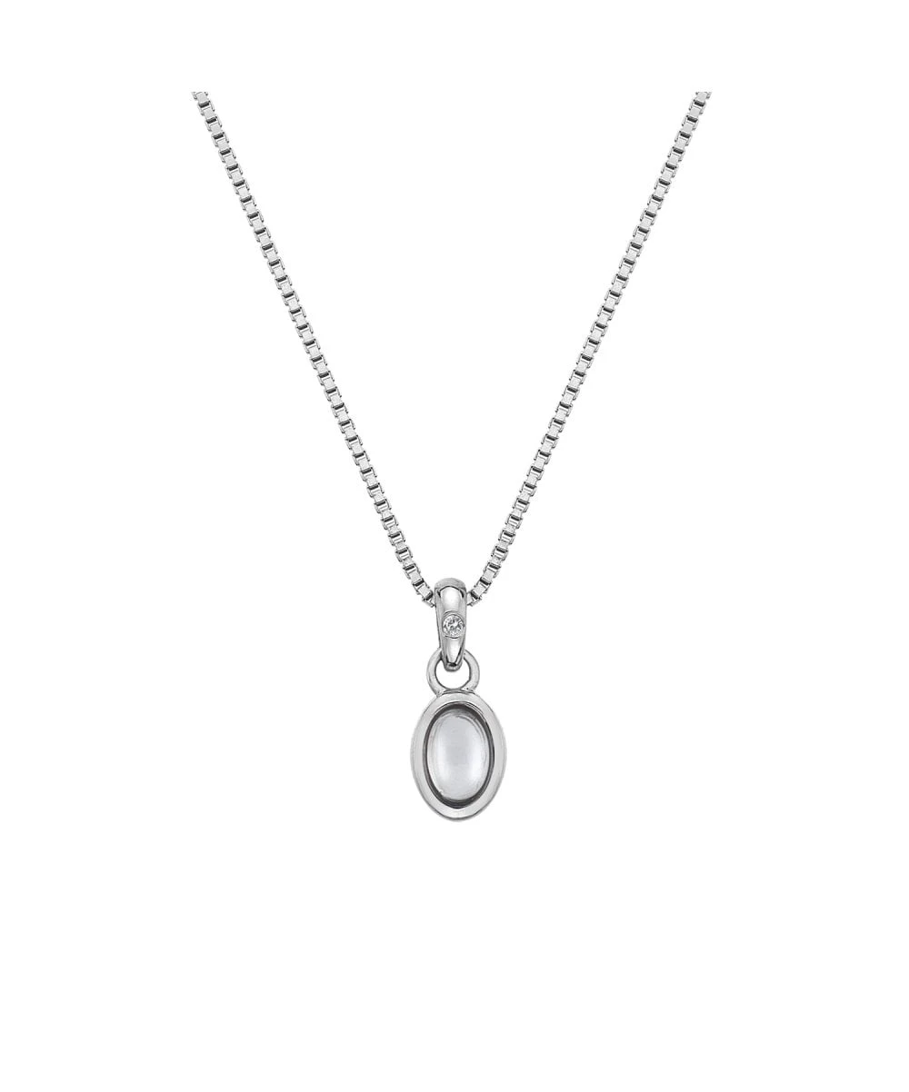 Hot Diamonds Hot Diamonds Birthstone Pendant - April White Topaz 3 Hot Diamonds Hot Diamonds Birthstone Pendant - April White Topaz