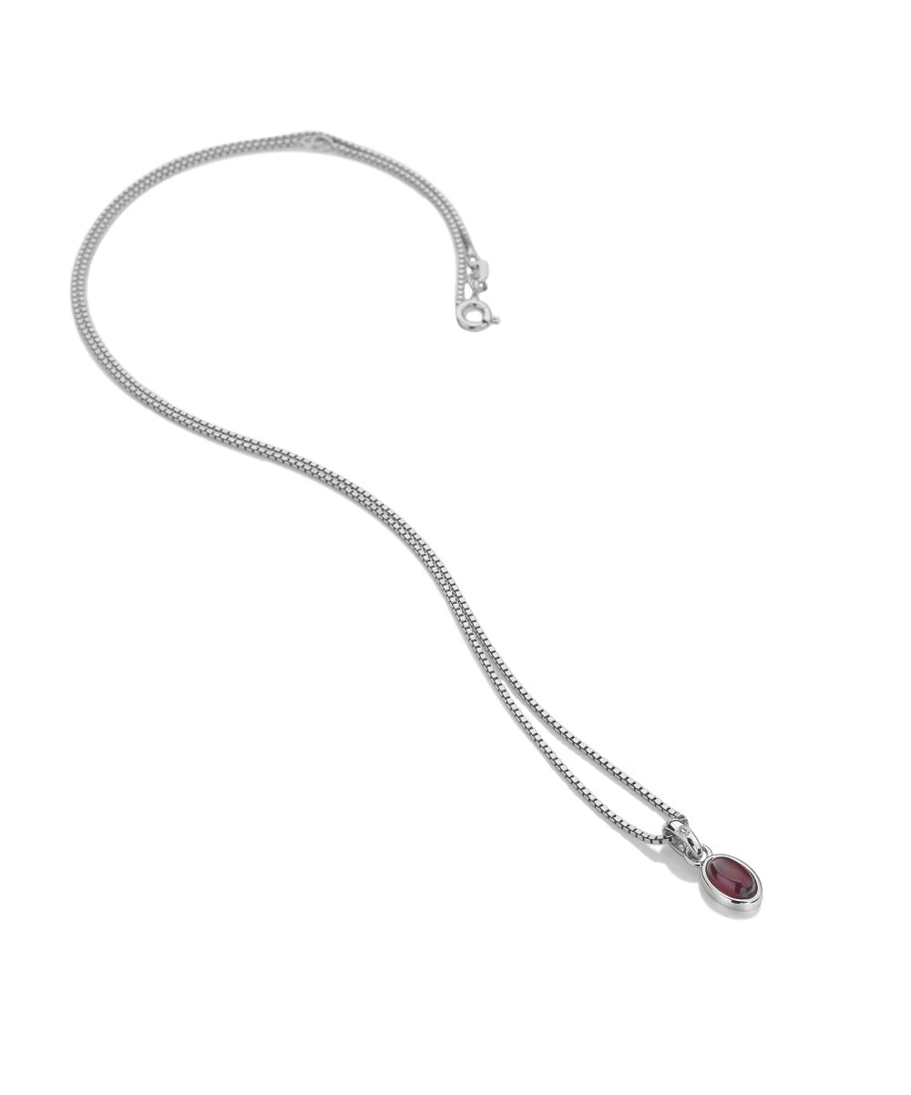 Hot Diamonds Hot Diamonds Birthstone Pendant - January Garnet 5 Hot Diamonds Hot Diamonds Birthstone Pendant - January Garnet - Image 3