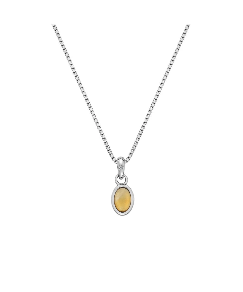 Hot Diamonds Hot Diamonds Birthstone Pendant - November Citrine 3 Hot Diamonds Hot Diamonds Birthstone Pendant - November Citrine