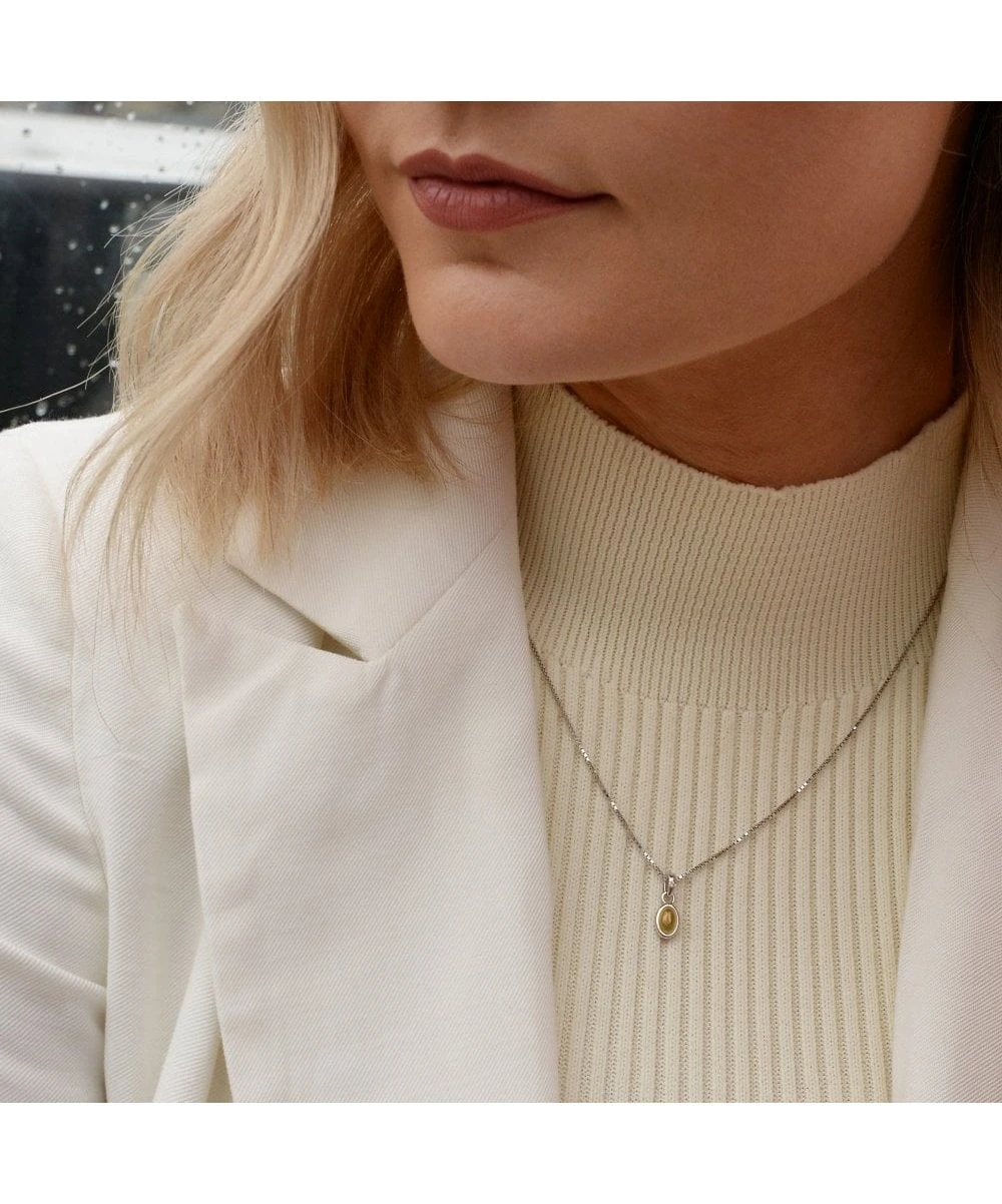 Hot Diamonds Hot Diamonds Birthstone Pendant - November Citrine 4 Hot Diamonds Hot Diamonds Birthstone Pendant - November Citrine - Image 2