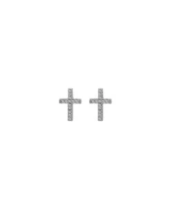 Hot Diamonds Hot Diamonds Striking Cross Earrings