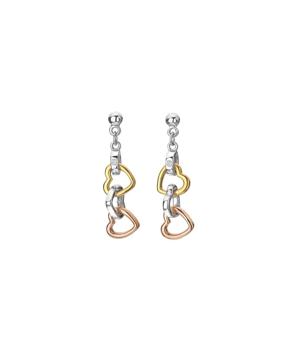 Hot Diamonds Hot Diamonds Trio Triple Heart Earrings 3 Hot Diamonds Hot Diamonds Trio Triple Heart Earrings
