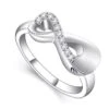 Infinity Ring - Stainless Steel Cremation Ashes Jewellery Urn Memorial Keepsake 1 Infinity Ring - Stainless Steel Cremation Ashes Jewellery Urn Memorial Keepsake -Ornaments Promotion Store infinityring 1