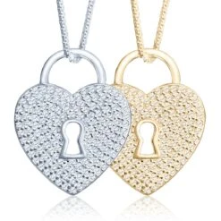 Locked In Love Cremation Ashes Memorial Pendant