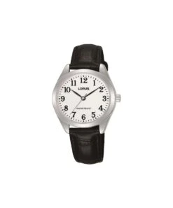 Lorus Lorus Black Leather Strap Ladies Watch - RG239TX5