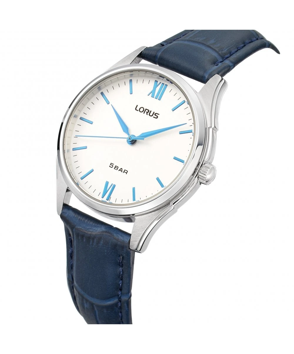 Lorus Lorus Blue Leather Strap Ladies Watch - RG281VX9 4 Lorus Lorus Blue Leather Strap Ladies Watch - RG281VX9 - Image 2