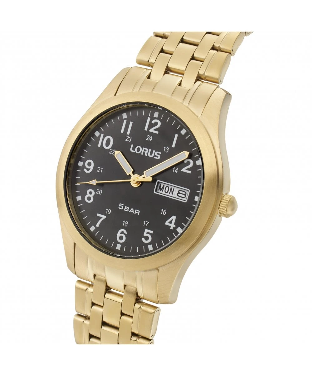 Lorus Lorus Gold Plated Gents Bracelet Watch - RXN76DX9 4 Lorus Lorus Gold Plated Gents Bracelet Watch - RXN76DX9 - Image 2