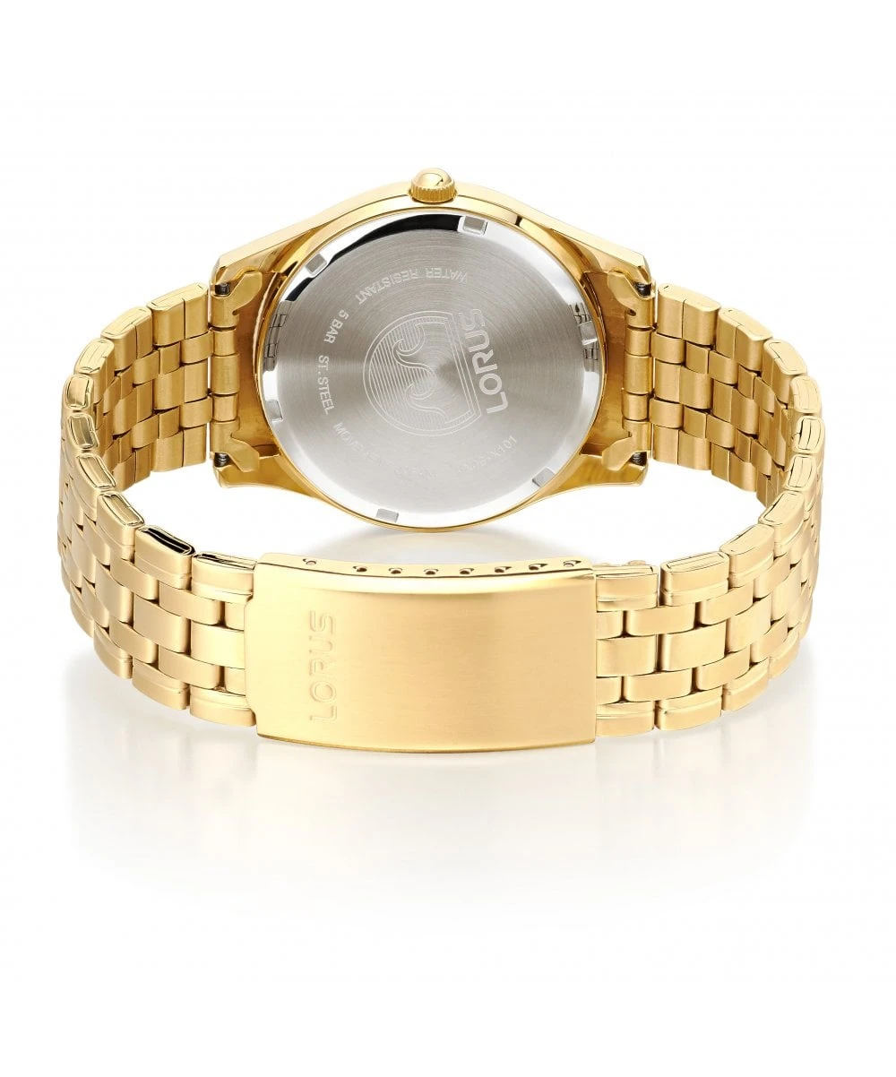 Lorus Lorus Gold Plated Gents Bracelet Watch - RXN76DX9 5 Lorus Lorus Gold Plated Gents Bracelet Watch - RXN76DX9 - Image 3