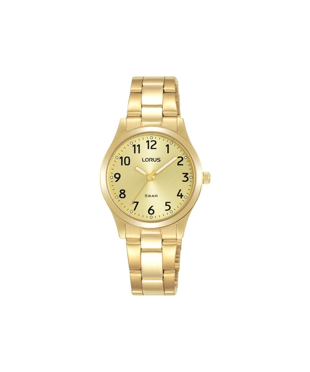 Lorus Lorus Gold Plated Ladies Bracelet Watch - RRX14JX9 3 Lorus Lorus Gold Plated Ladies Bracelet Watch - RRX14JX9