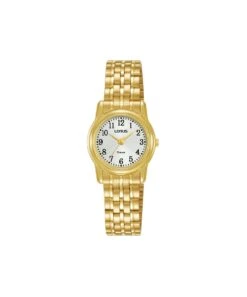 Lorus Lorus Gold Plated Ladies Bracelet Watch - RRX32HX9