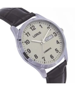 Lorus Lorus Lumibrite Dial Black Leather Strap Gents Watch - RJ647AX9 -Ornaments Promotion Store lorus lumibrite dial black leather strap gents watch rj647ax9 p5937 35647 image