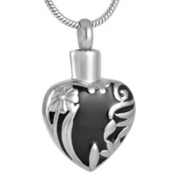 Memorial Heart - Stainless Steel Ashes Jewellery Memorial Urn Pendant