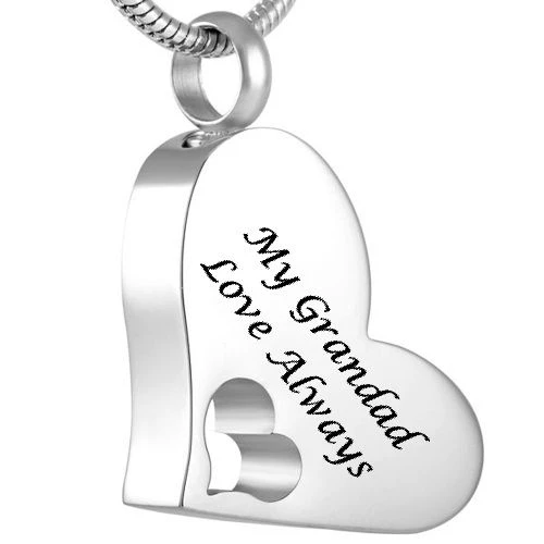 My Grandad - Stainless Steel Cremation Ashes Jewellery Pendant 3 My Grandad - Stainless Steel Cremation Ashes Jewellery Pendant