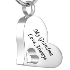 My Grandma - Stainless Steel Cremation Ashes Jewellery Pendant