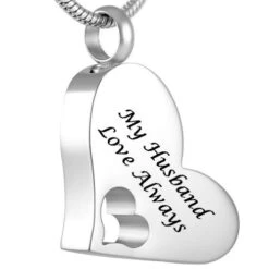 My Husband - Stainless Steel Cremation Ashes Jewellery Pendant