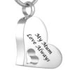 My Mum - Stainless Steel Cremation Ashes Jewellery Pendant 1 My Mum - Stainless Steel Cremation Ashes Jewellery Pendant -Ornaments Promotion Store mymumlovealways