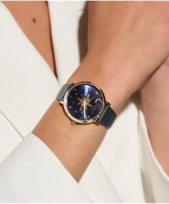 Olivia Burton Celestial Nova Slim Gold & Sapphire Blue Leather Strap Watch 13 Olivia Burton Celestial Nova Slim Gold & Sapphire Blue Leather Strap Watch -Ornaments Promotion Store olivia burton celestial nova slim gold sapphire blue leather strap watch p5945 36526 image