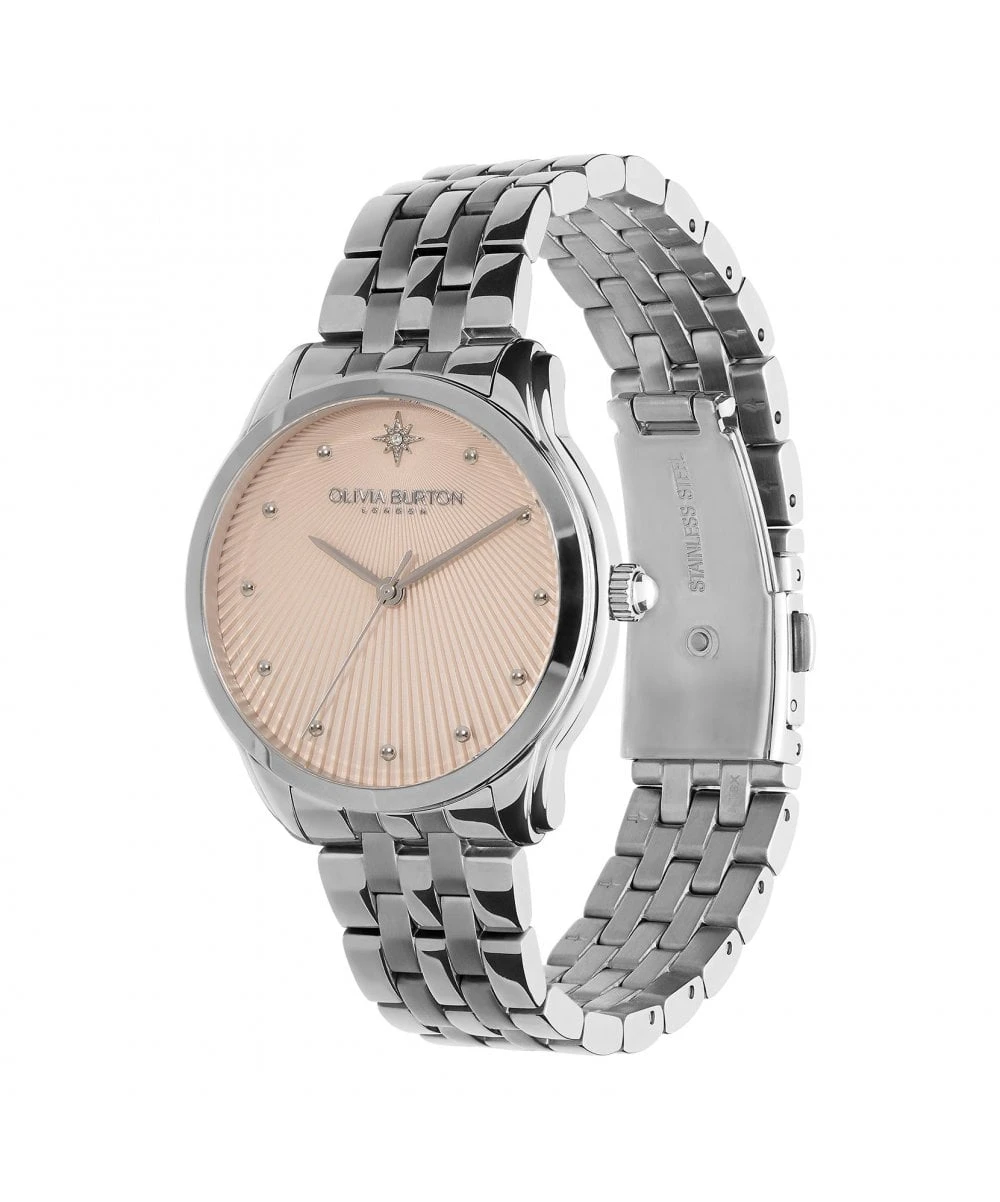 Olivia Burton Celestial Starlight Blush & Silver Bracelet Watch 4 Olivia Burton Celestial Starlight Blush & Silver Bracelet Watch - Image 2