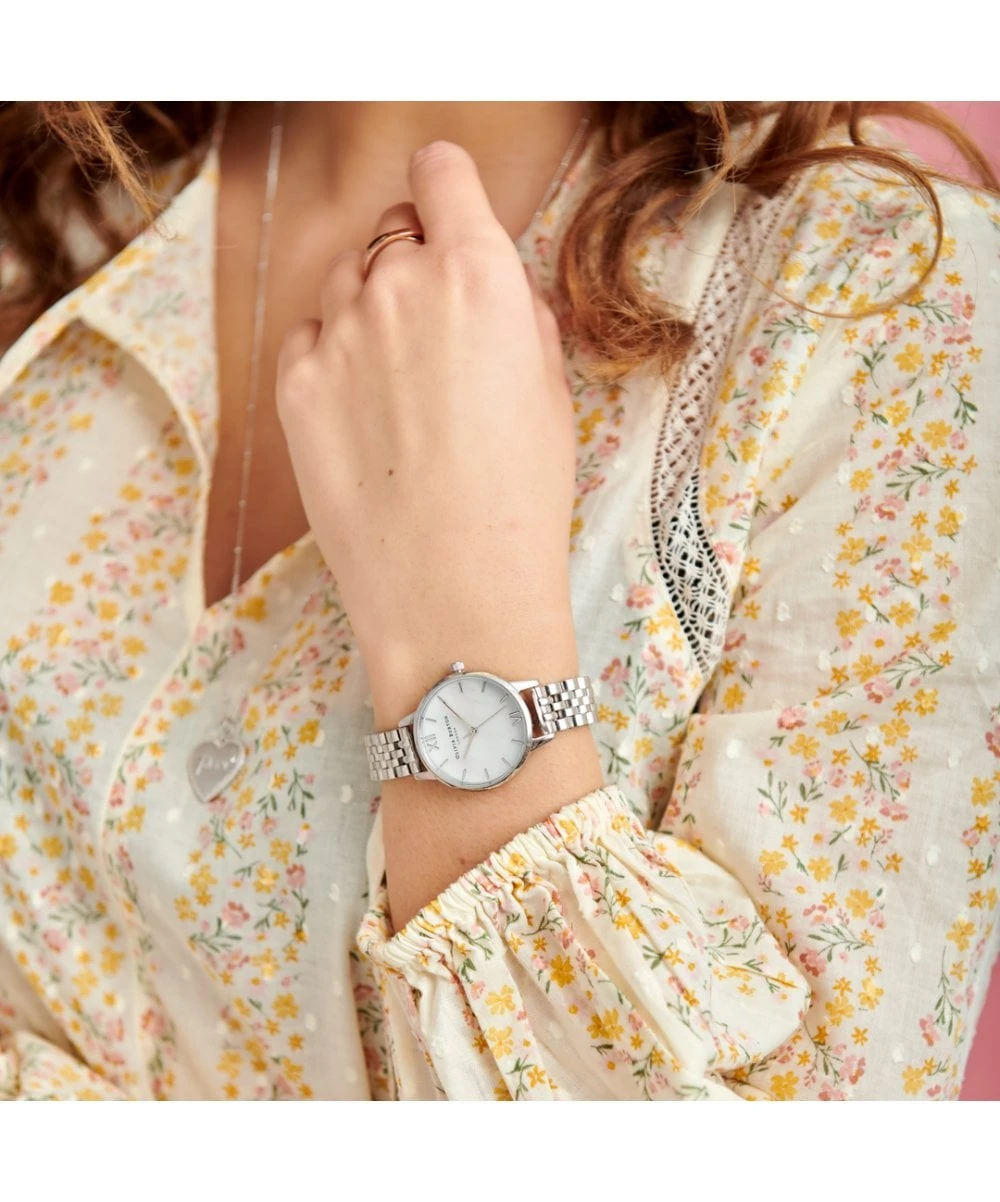 Olivia Burton Olivia Burton Classics Mother Of Pearl Dial Silver Bracelet Watch 6 Olivia Burton Olivia Burton Classics Mother Of Pearl Dial Silver Bracelet Watch - Image 4