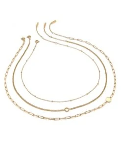 Olivia Burton Olivia Burton Illusion Gold Stacking Necklace Set