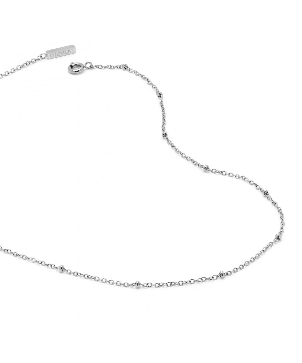 Olivia Burton Olivia Burton Illusion Silver Stacking Necklace Set 6 Olivia Burton Olivia Burton Illusion Silver Stacking Necklace Set - Image 4