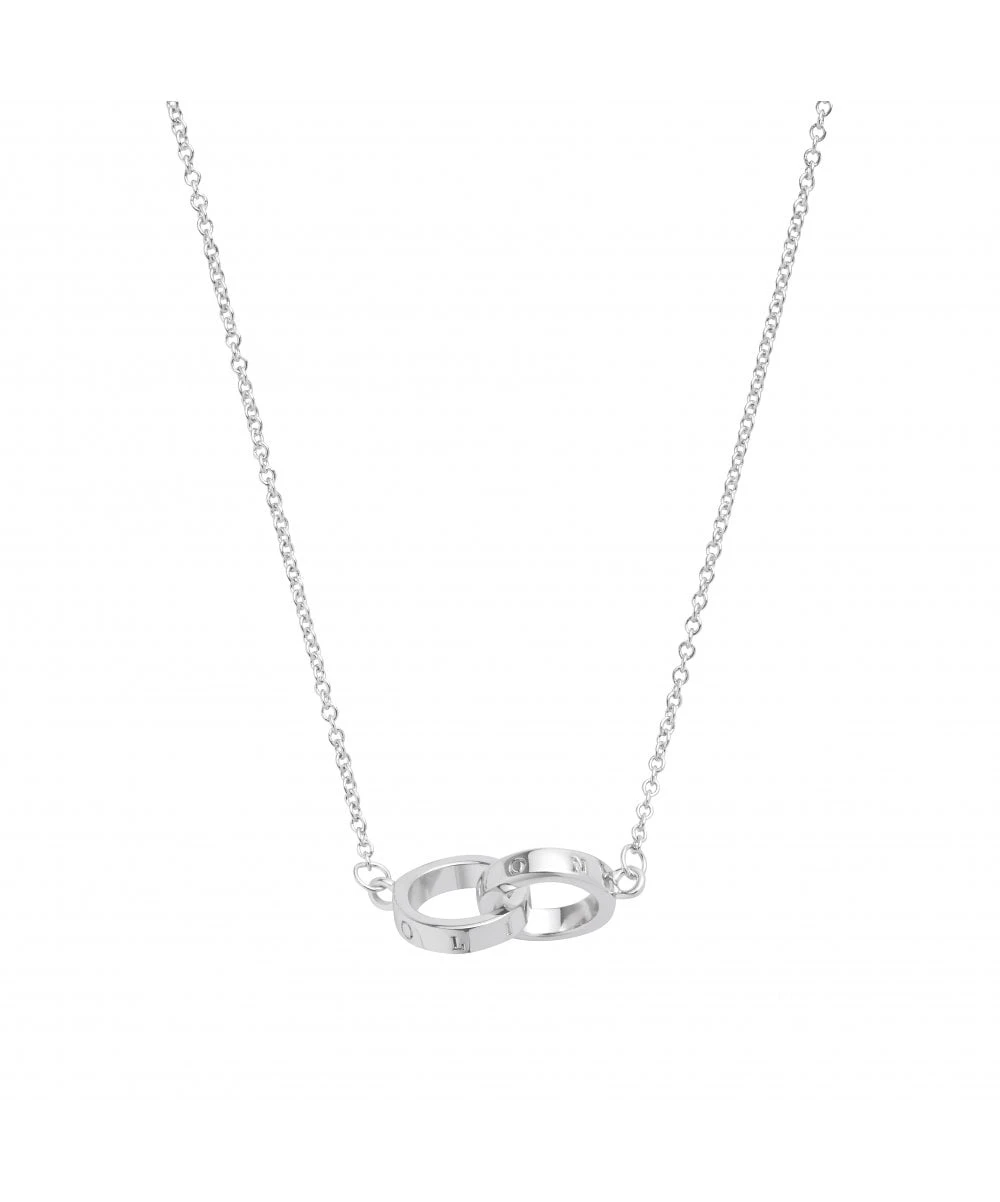Olivia Burton Olivia Burton Interlink Silver Necklace 2 Olivia Burton Olivia Burton Interlink Silver Necklace
