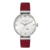 Olivia Burton Minima Bee T-Bar Silver & Cranberry Leather Strap Watch 2 Olivia Burton Minima Bee T-Bar Silver & Cranberry Leather Strap Watch -Ornaments Promotion Store olivia burton minima bee t bar silver cranberry leather strap watch p5949 36528 image