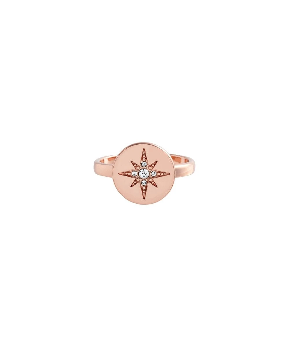 Olivia Burton Olivia Burton North Star Disc Rose Gold Ring 3 Olivia Burton Olivia Burton North Star Disc Rose Gold Ring