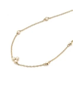 Olivia Burton Olivia Burton Pearl Cluster Gold Necklace