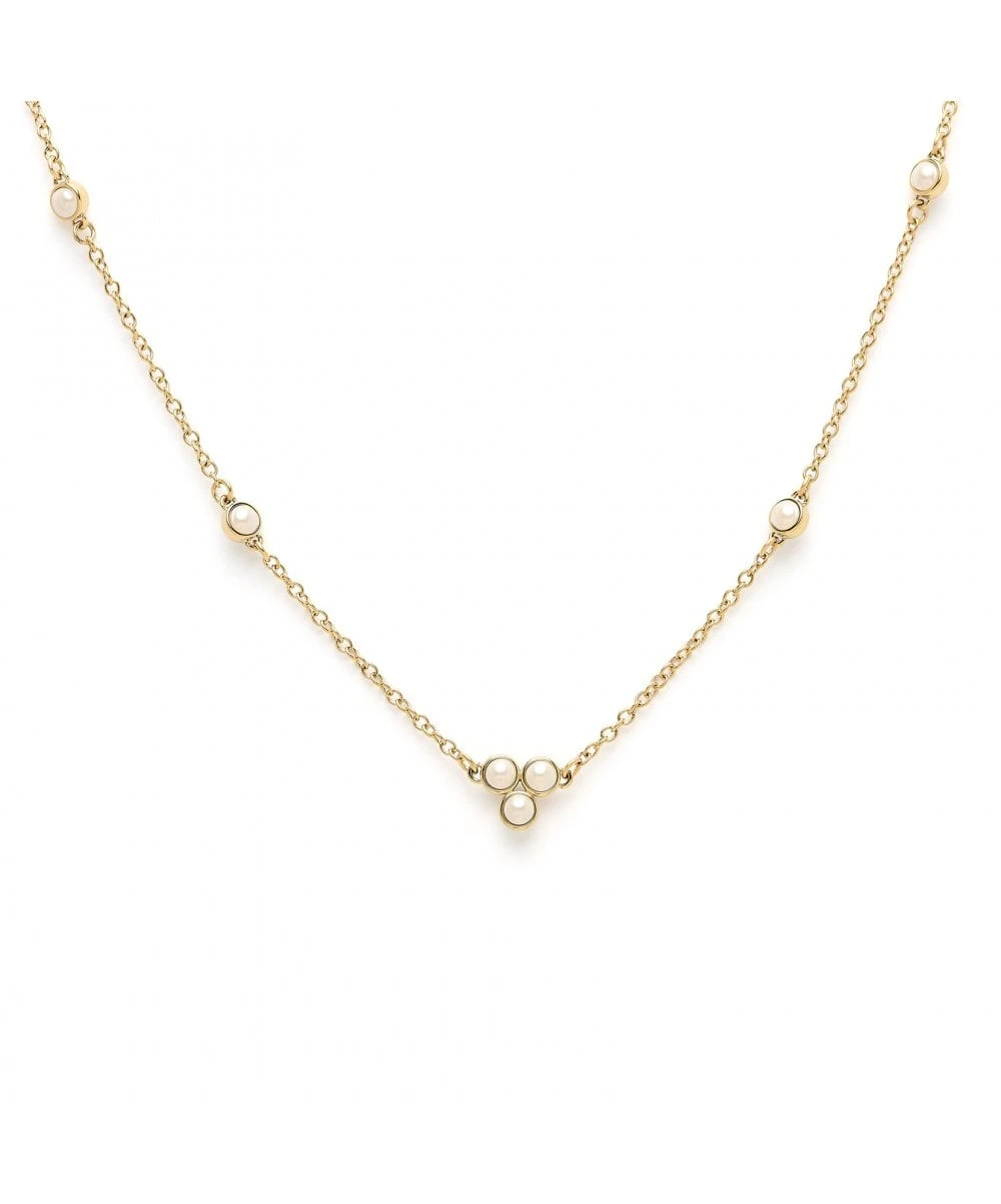Olivia Burton Olivia Burton Pearl Cluster Gold Necklace 6 Olivia Burton Olivia Burton Pearl Cluster Gold Necklace - Image 4