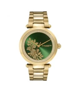 Olivia Burton Signature Floral T-Bar Gold Bracelet Watch