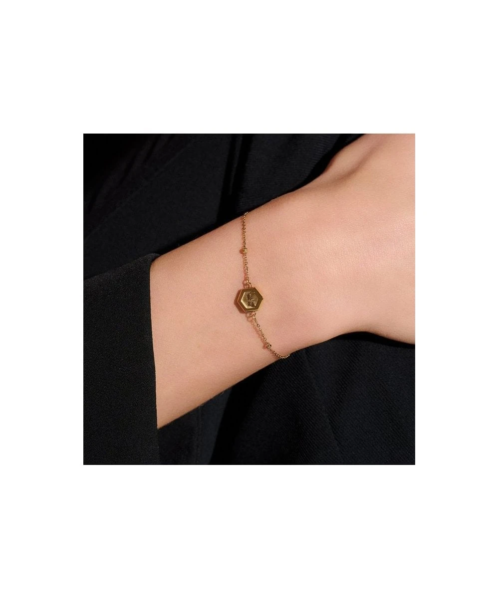 Olivia Burton Olivia Burton Signature Minima Bee Gold Bracelet 5 Olivia Burton Olivia Burton Signature Minima Bee Gold Bracelet - Image 3