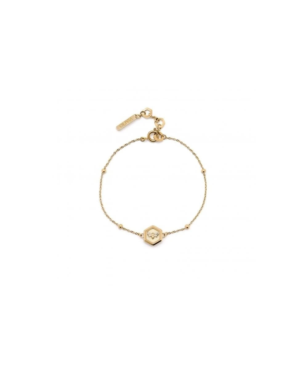 Olivia Burton Olivia Burton Signature Minima Bee Gold Bracelet 6 Olivia Burton Olivia Burton Signature Minima Bee Gold Bracelet - Image 4