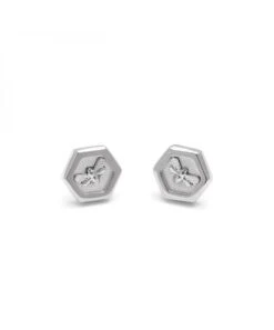 Olivia Burton Signature Minima Bee Silver Stud Earrings