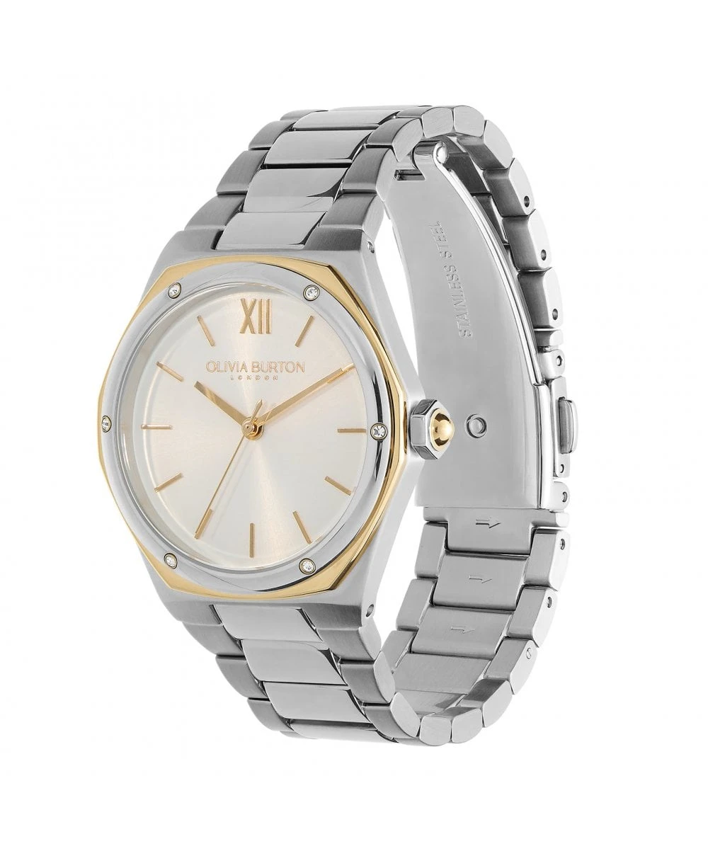 Olivia Burton Sports Luxe Hexa Silver Bracelet Watch 4 Olivia Burton Sports Luxe Hexa Silver Bracelet Watch - Image 2