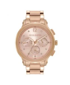 Olivia Burton Sports Luxe Multi-Function Blush & Rose Bracelet Watch