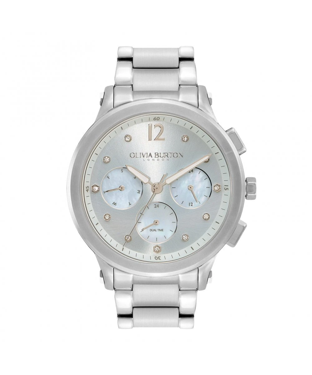 Olivia Burton Sports Luxe Multi-Function Silver Bracelet Watch - 24000065 3 Olivia Burton Sports Luxe Multi-Function Silver Bracelet Watch - 24000065