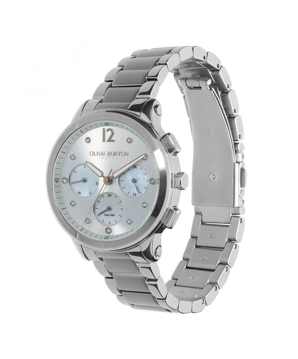 Olivia Burton Sports Luxe Multi-Function Silver Bracelet Watch - 24000065 4 Olivia Burton Sports Luxe Multi-Function Silver Bracelet Watch - 24000065 - Image 2