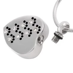 Paw Print Sparkle - Stainless Steel Pet Ashes Jewellery Pendant 9 Paw Print Sparkle - Stainless Steel Pet Ashes Jewellery Pendant -Ornaments Promotion Store pawprintsparkle2