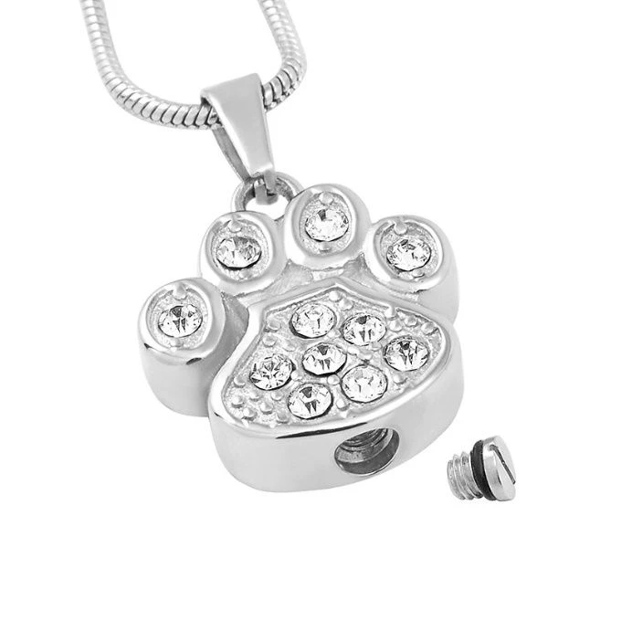 Perfect Paw - Stainless Steel Pet Cremation Ashes Memorial Pendant 4 Perfect Paw - Stainless Steel Pet Cremation Ashes Memorial Pendant - Image 2